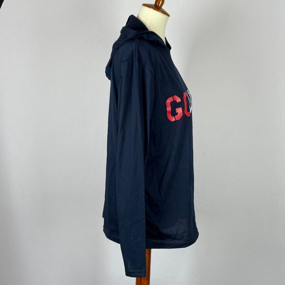 NWOT Y2K Go USA Olympics American Flag Long Sleeve T Shirt Hoodie Sz L - Picture 3 of 7